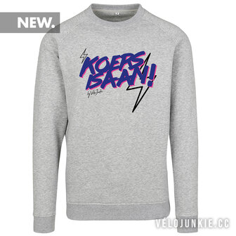 koers is aan sweater